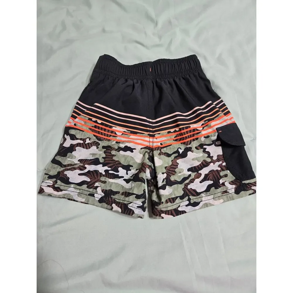 Wonder nation xs 4-5 boys camo swim trunks